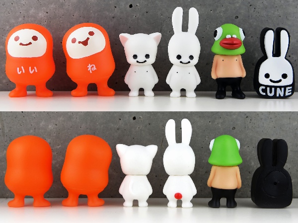 人気アパレルブランド「CUNE」のキャラクターがソフビになった