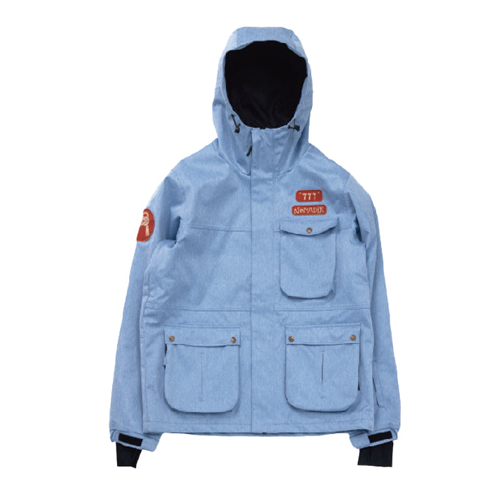 スノーボード ウェア ノマディック NOMADIK 777 JKT BL DENIM 送料無料