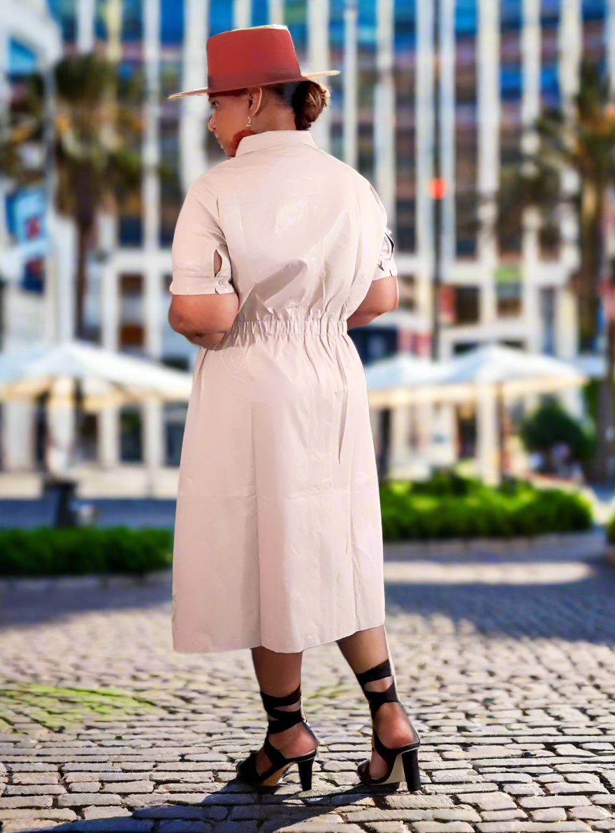 Rosalee Faux Leather Dress- Plus Size – Turn In Heads Shop Online