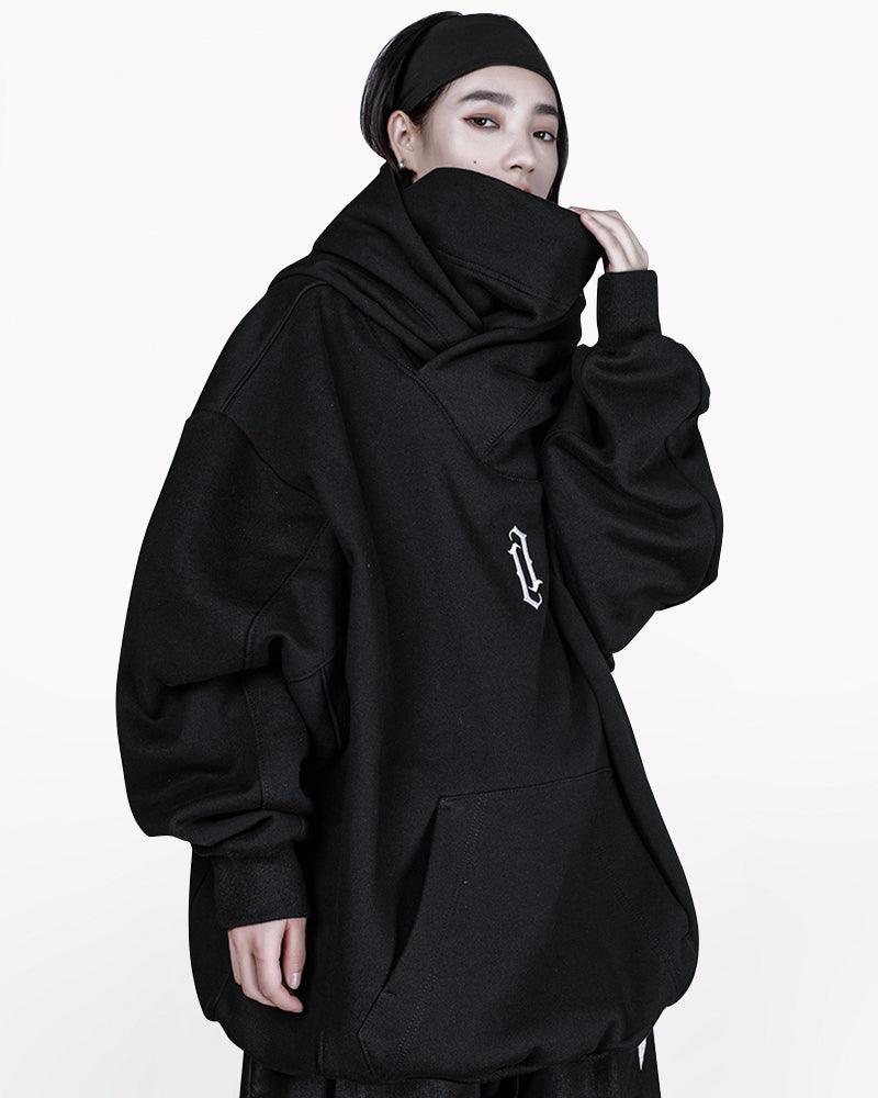 Techwear Unisex Turtleneck Scarf Mask Hoodie – Techwear Official