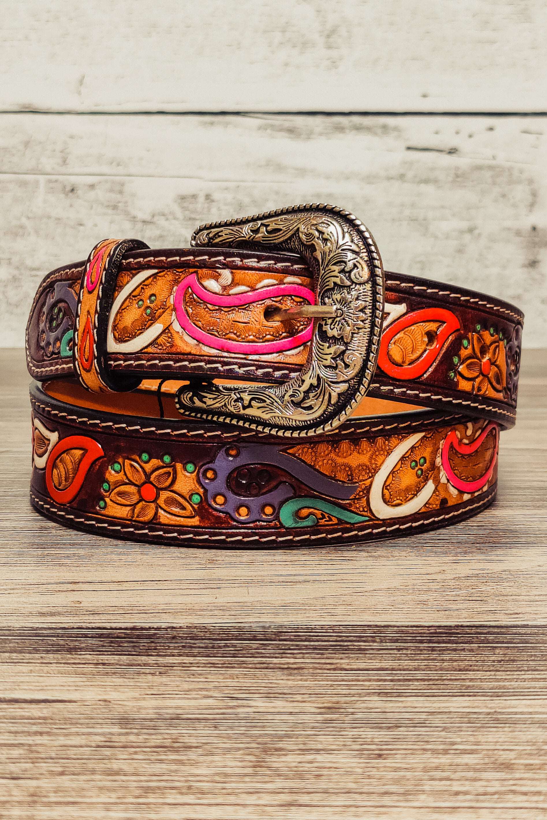 Retro Paisley Tooled Belt – TGC Brands