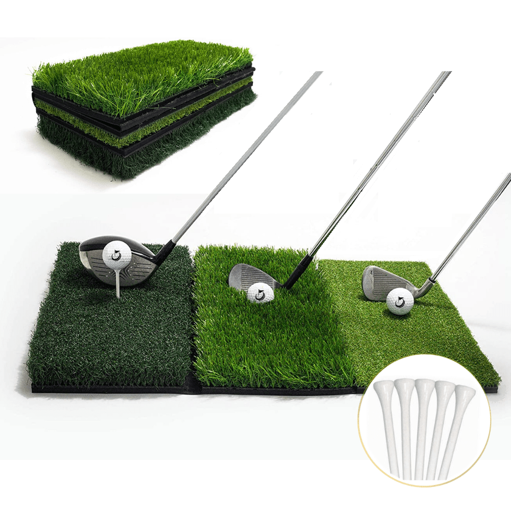 SmartStrike Plus Triple Turf Foldable Golf Mat 26