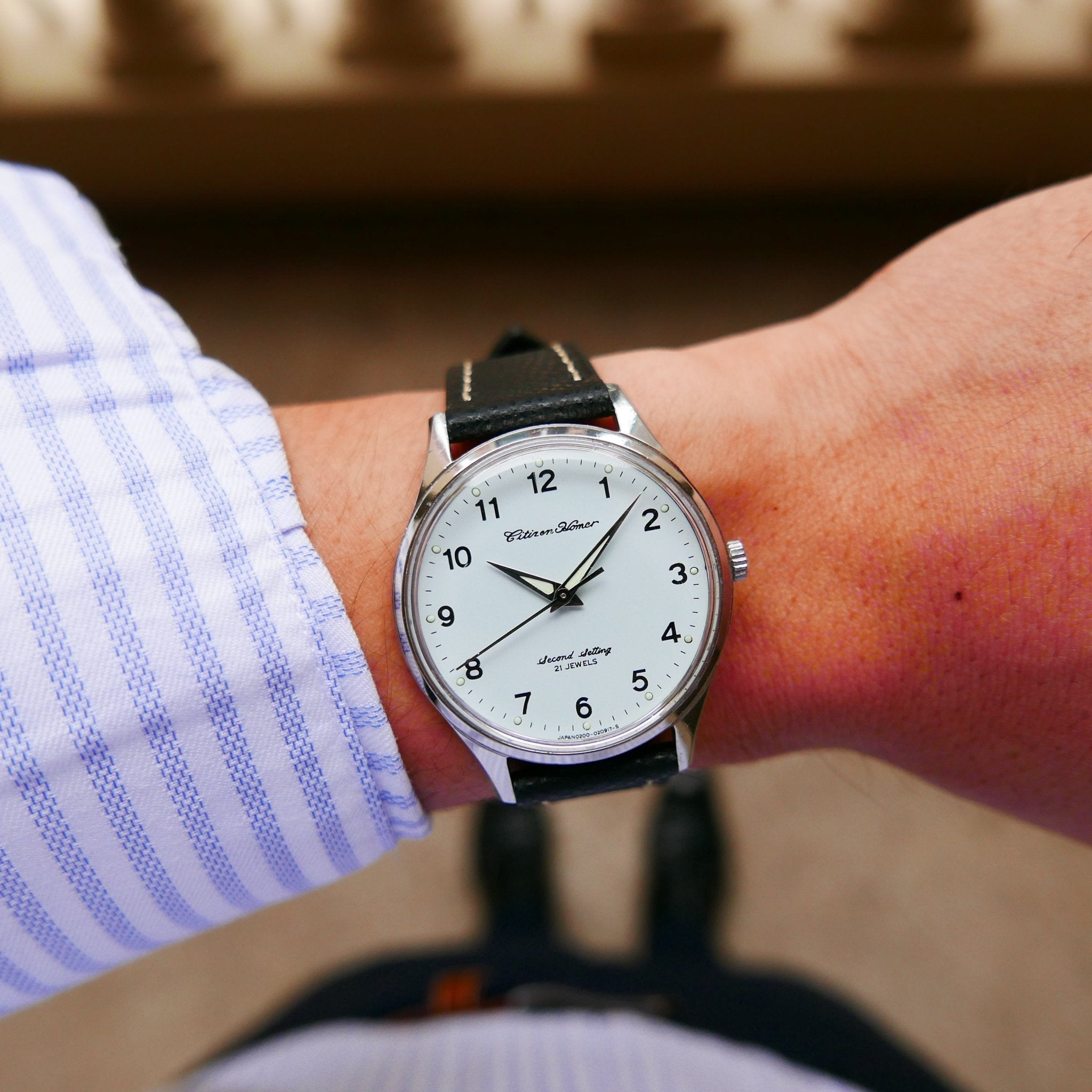 Citizen Homer Second Setting: A Reliable Timepiece with Railway