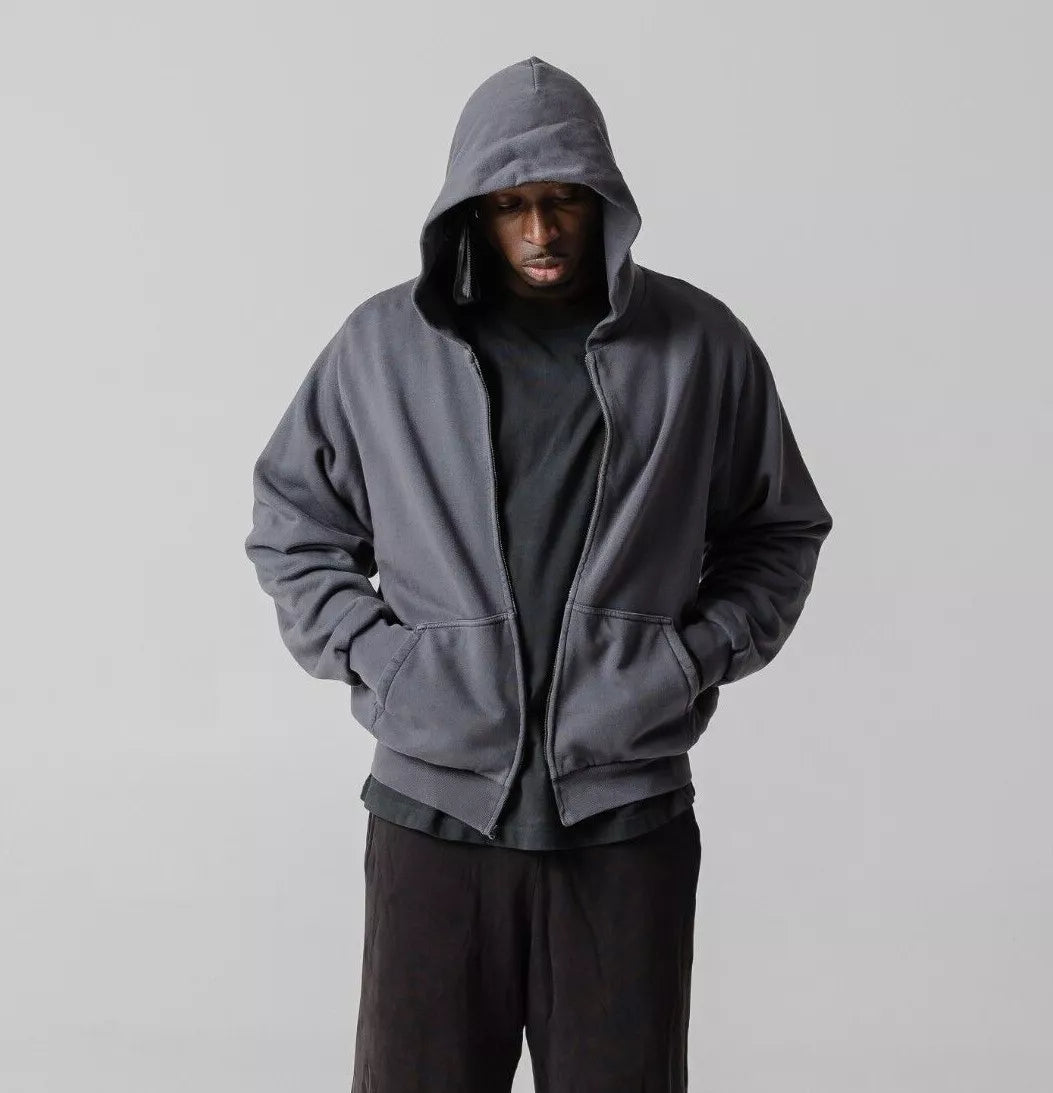Unreleased Yeezy Gap Engineered by Balenciaga Dark Grey Zip Up