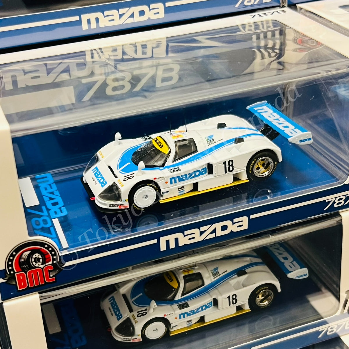 BM Creations x TOKYO STATION 1/64 Mazda 787B #18 White 1991 24h Le