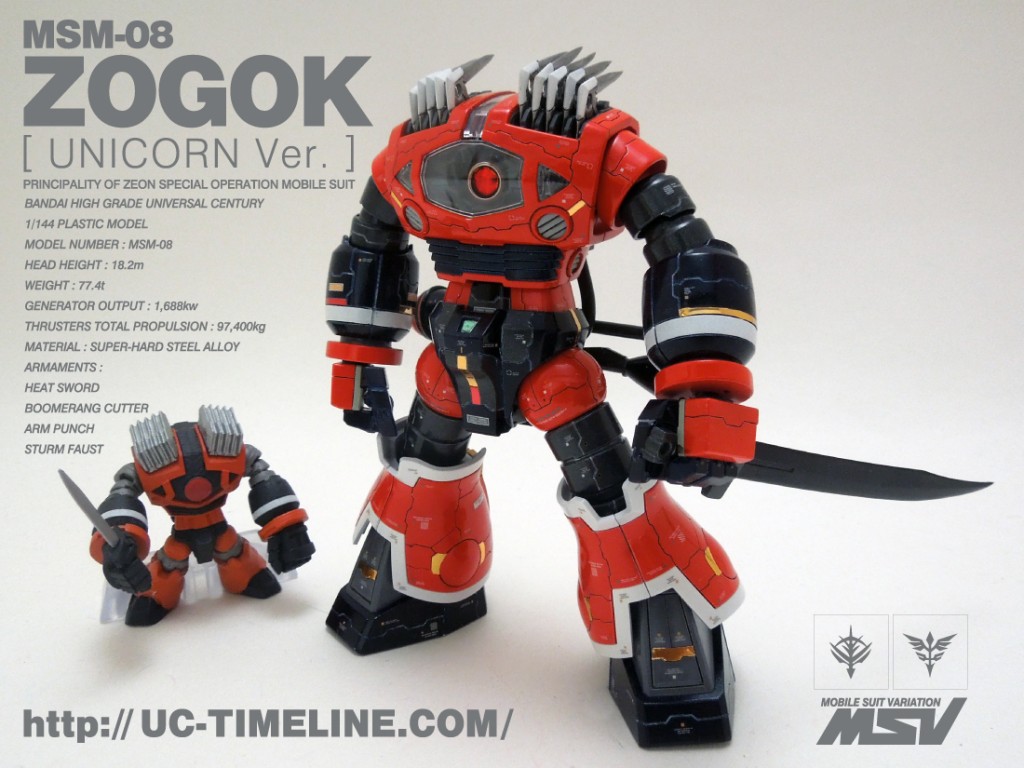 MSM-08 ゾゴックUC版完成の巻。 – UC-TIMELINE. ガンプラ好きだけど