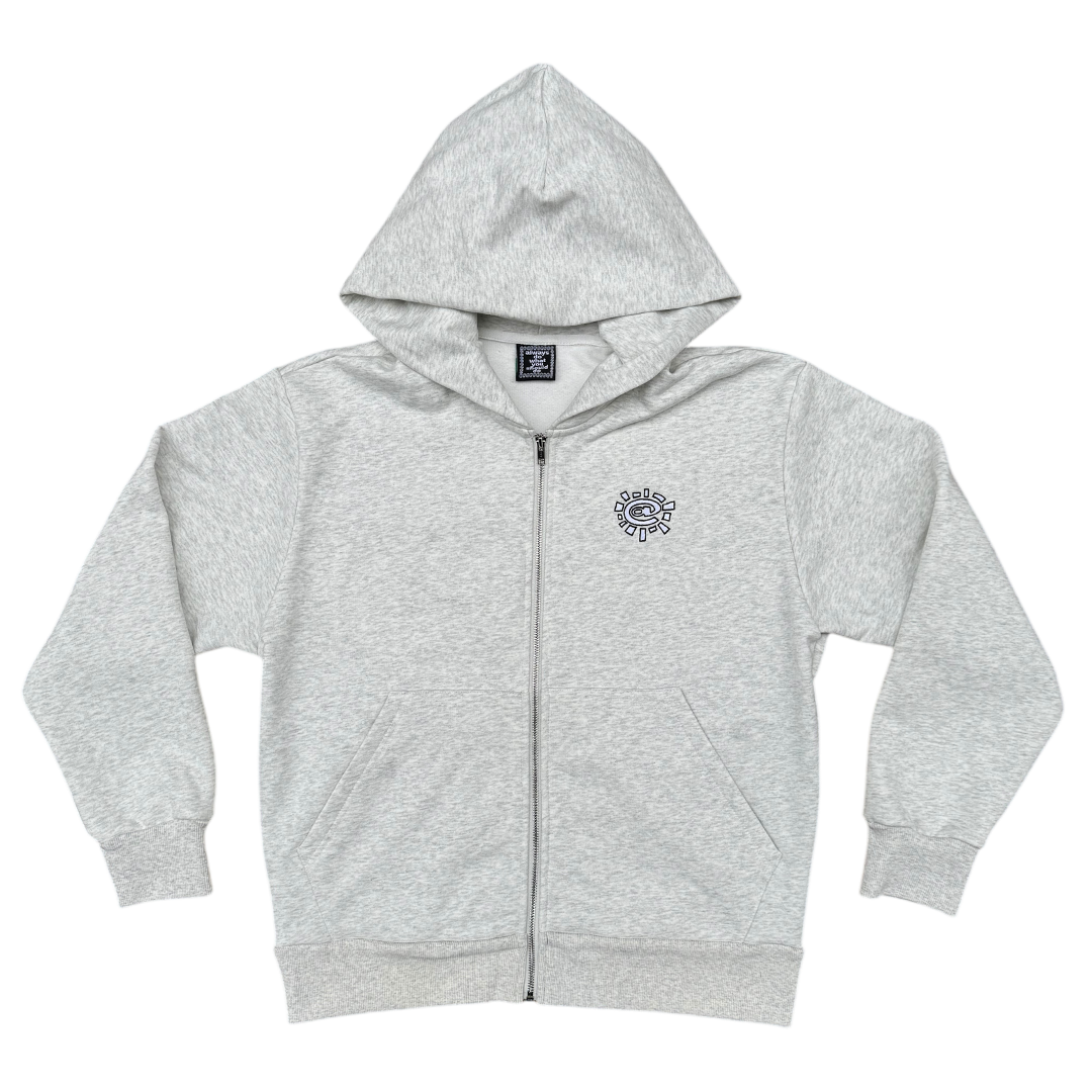 premium zip up hoodie - grey – always do what you should do