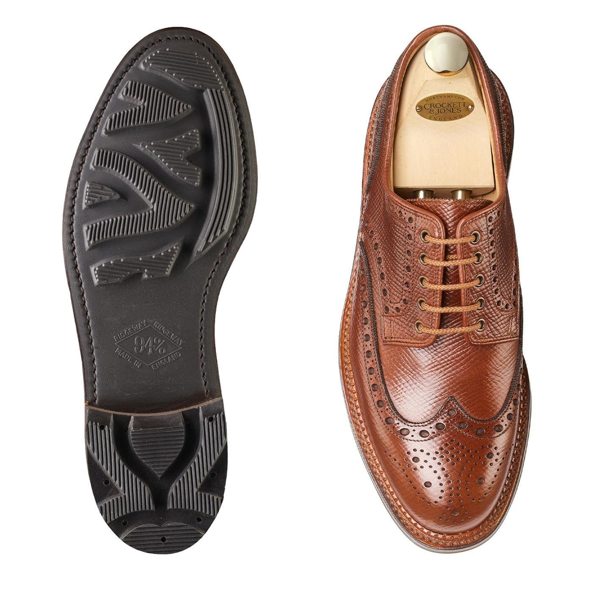 Cardigan 5 Walnut Hatch Grain – Crockett & Jones US