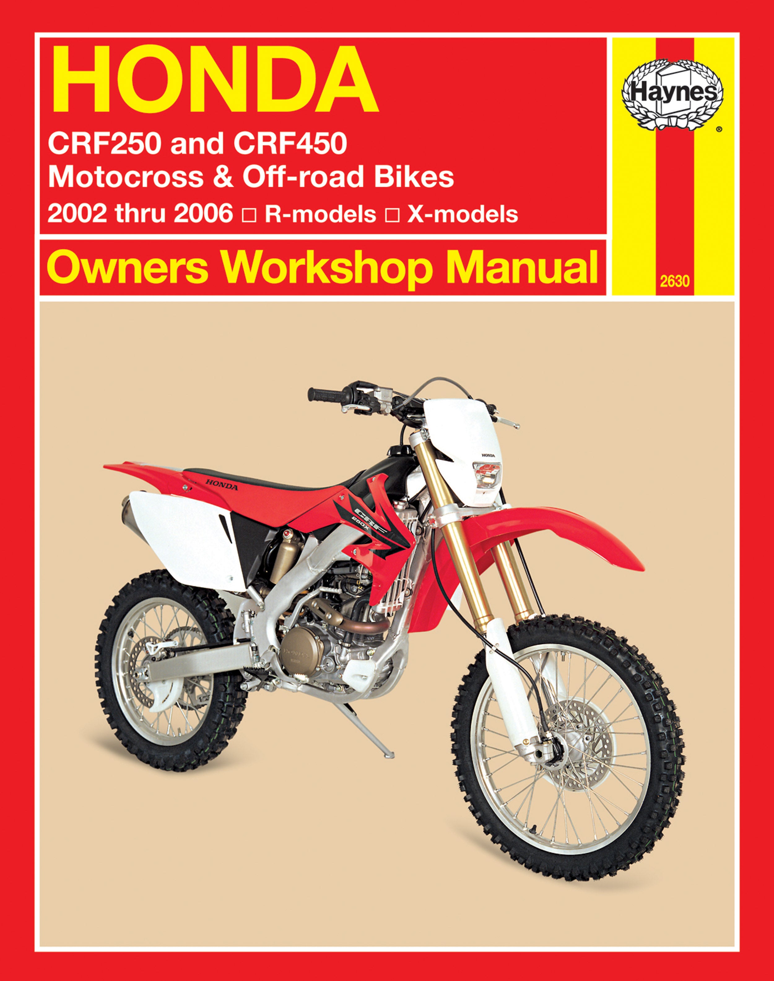 Honda CRF250R (04-06), CRF250X (04-06), CRF450R (02-06) & CRF450X