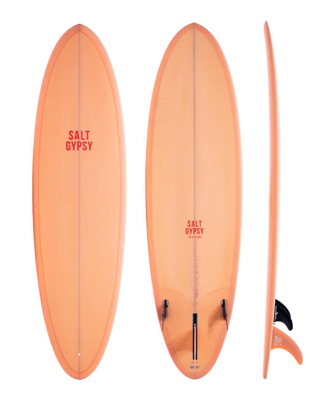 Salt Gypsy Mid Tide mid length surfboard – Global Surf Industries