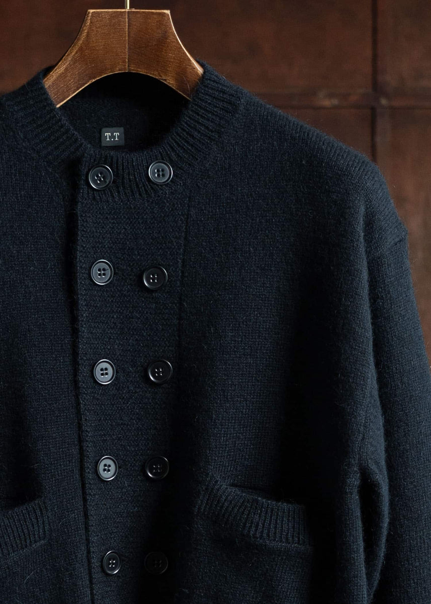 Taiga Takahashi Db Cardigan Black Lot.506 – VISION OF FASHION