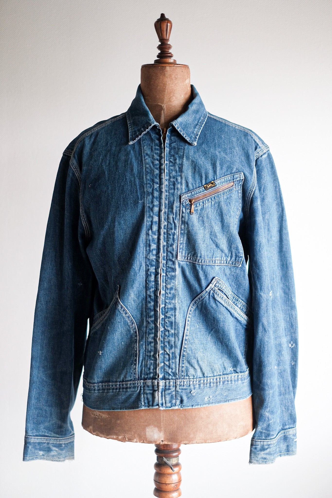 60's】Vintage LEE 91-B Denim Jacket Size.40R