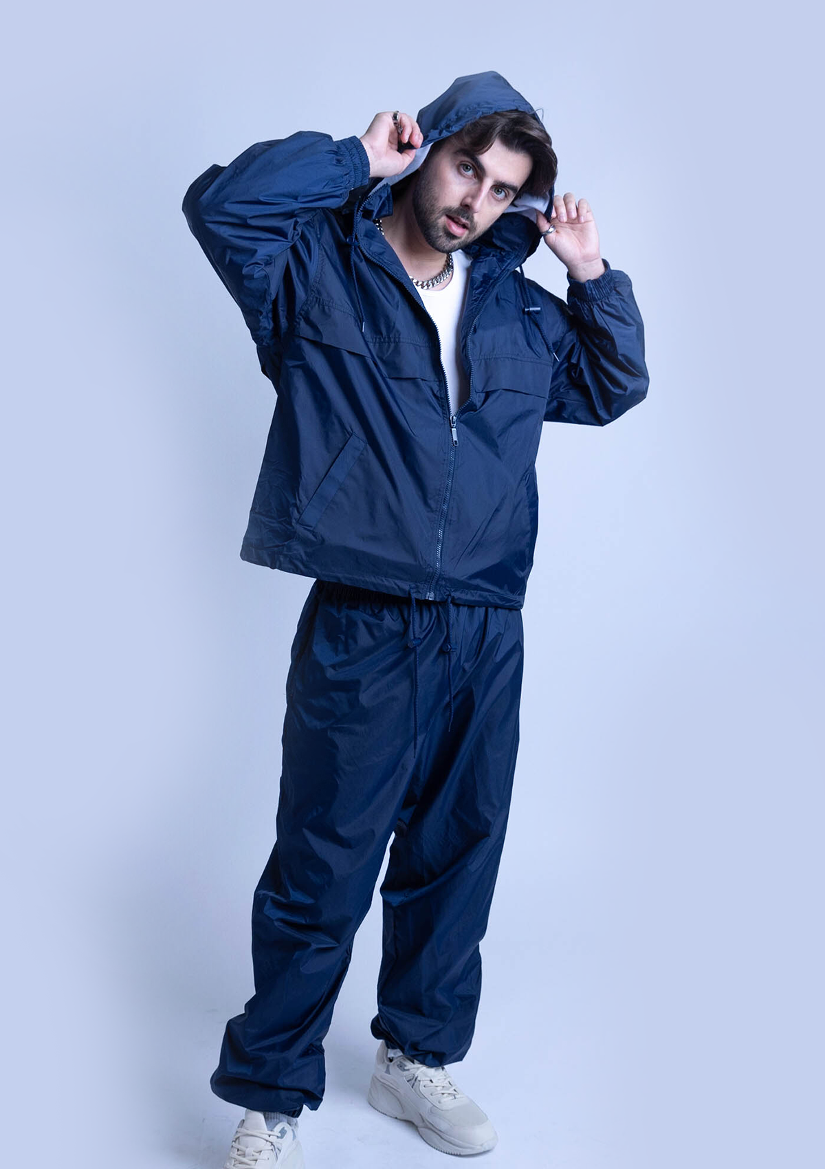 2300S Unisex Full Zipper Taffeta Nylon Tracksuit Set (Various Colors)