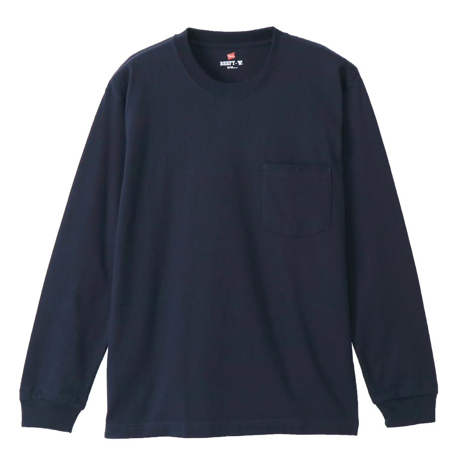 ビーフィーポケットロングスリーブTシャツ BEEFY-T ヘインズ | メンズ