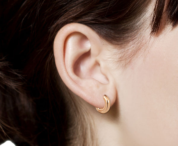 Spinelli Kilcollin Rose Gold Mini Macro Hoop Earrings