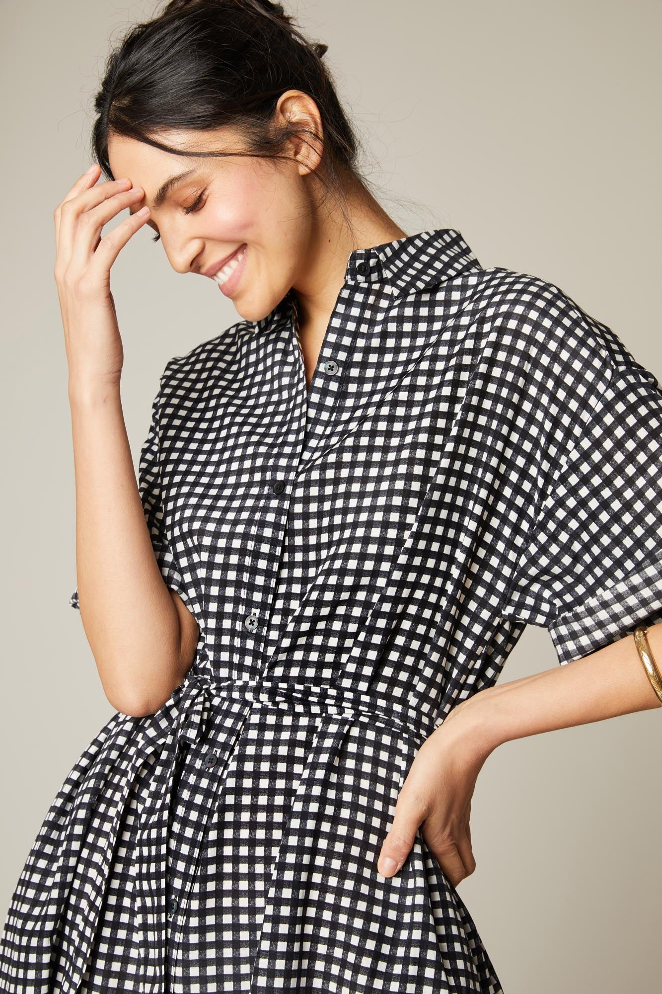 Sarah Shirtdress | Black Gingham | tuckernyc – Tucker