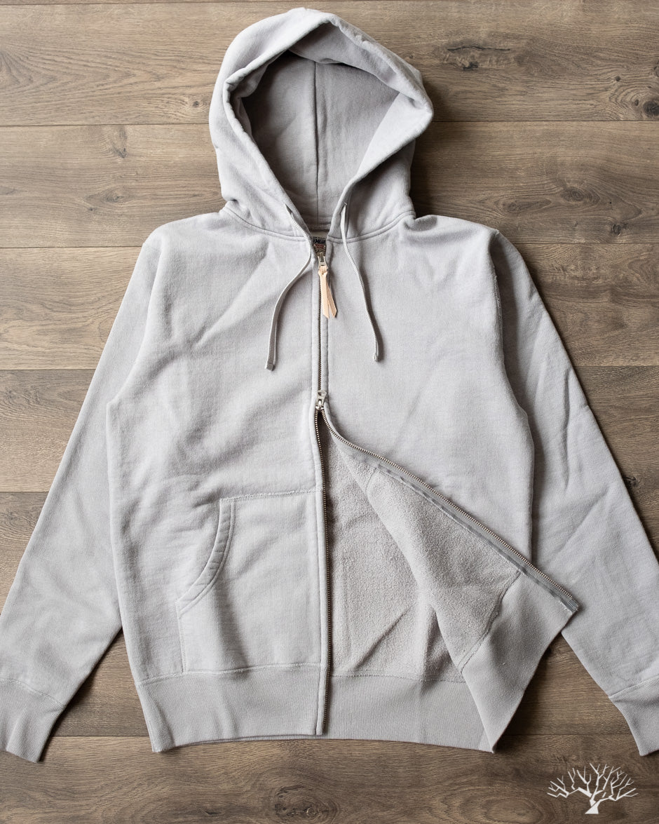 Iron Heart - IHSW-10-GRY - Ultra Heavyweight Loopwheel Zip Up
