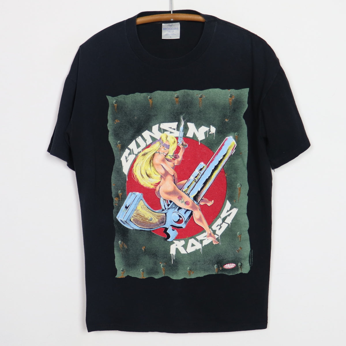 1992 Guns N Roses Naked Lady Revolver Shirt – WyCo Vintage