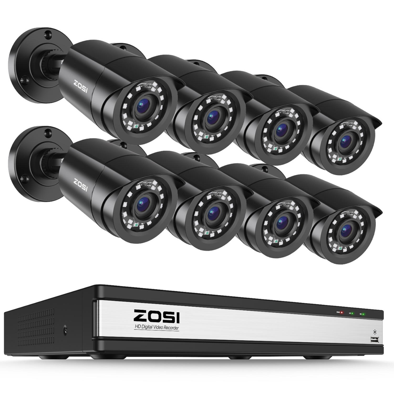 C106 2MP 16CH Security System | Up to 16 Cameras | 2TB/4TB HDD