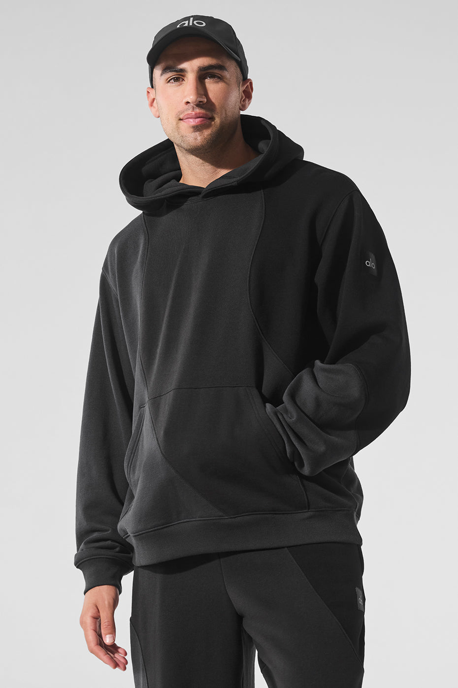 Make Waves Hoodie - Vintage Black Tonal | ALO