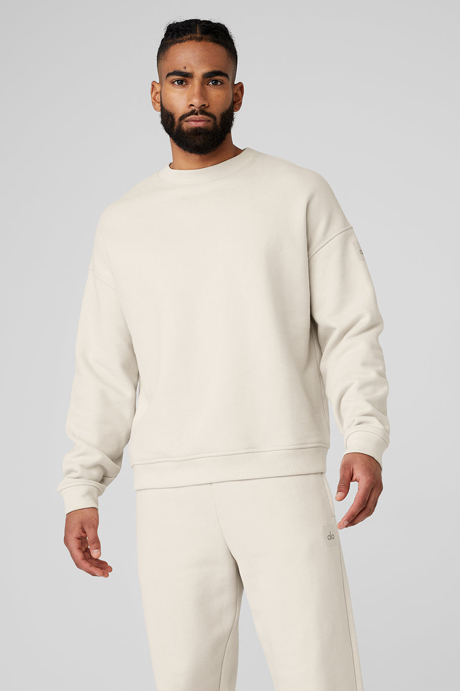 Renown Heavy Weight Crew Neck Pullover - Bone | ALO
