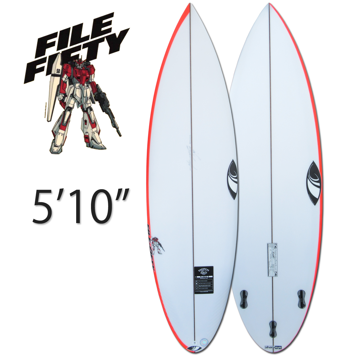 シャープアイサーフボード話題の「FILE FIFTY」入荷しました