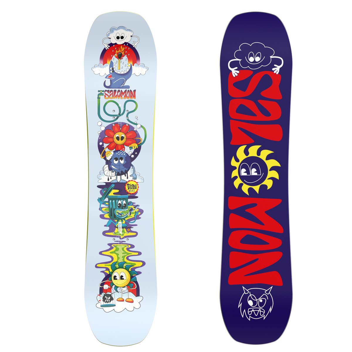 なゆにゃん】SALOMON×BURTONスノーボードセット100cm なゆにゃん