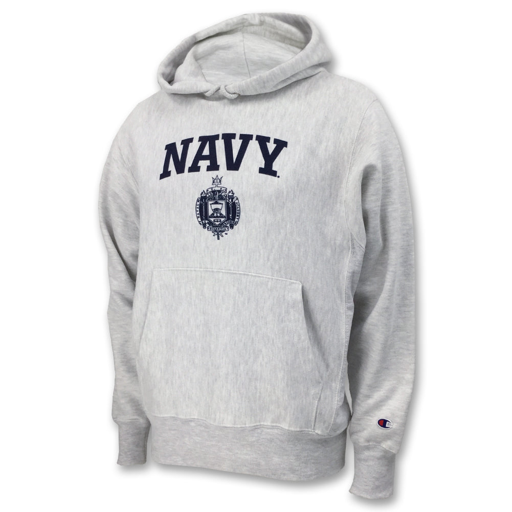 U.S. Navy Sweatshirts: USNA Issue Champion Reverse Weave Hoodie in