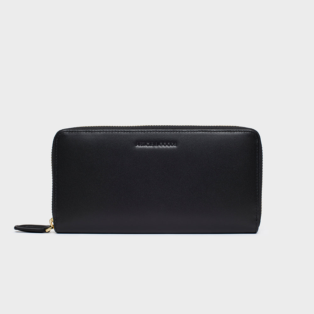 Organizer Long Zippy Wallet - N.149 - Black Smooth Nappa | Article