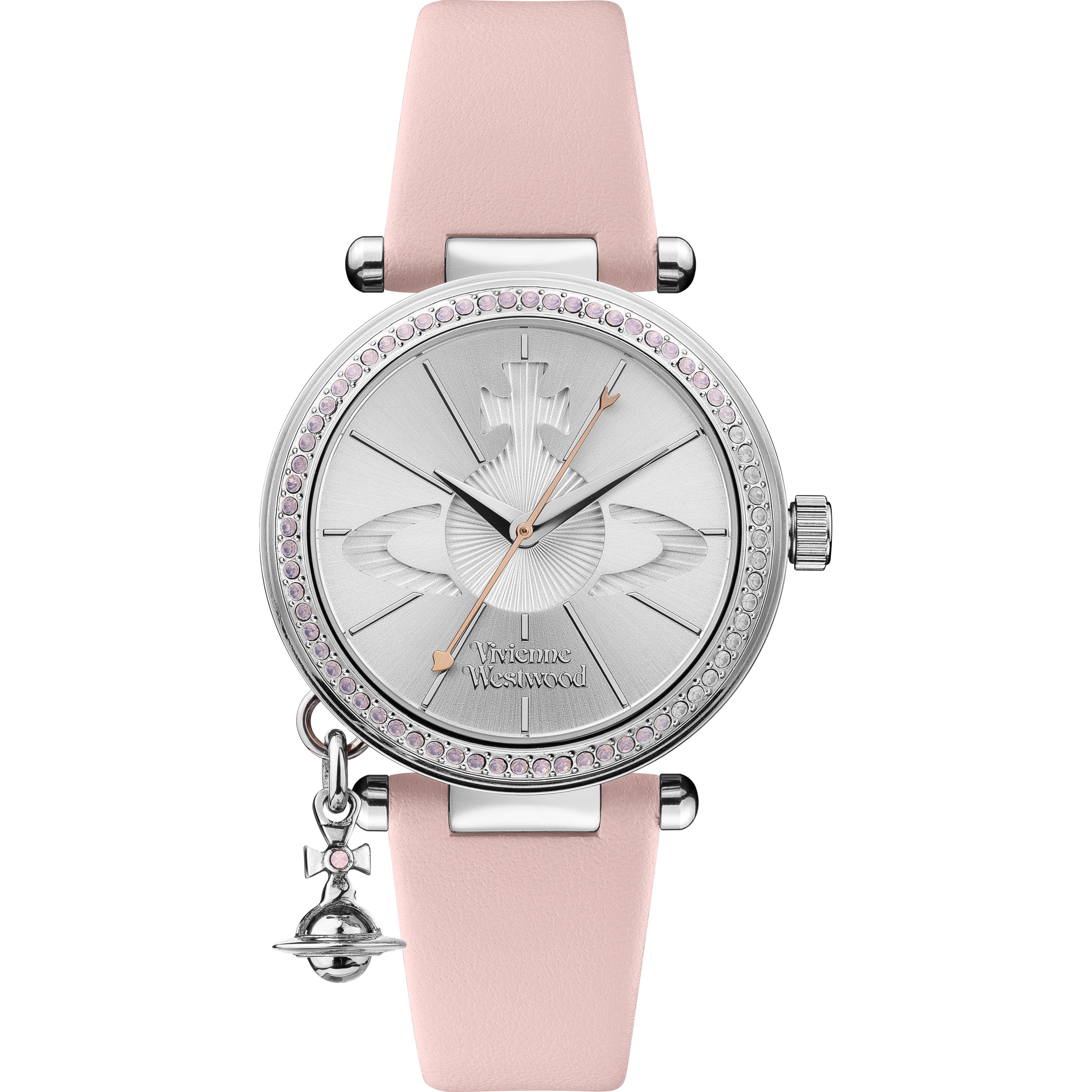 Vivienne Westwood Orb Pastelle Watch Pale Pink Silver VV006SLPK