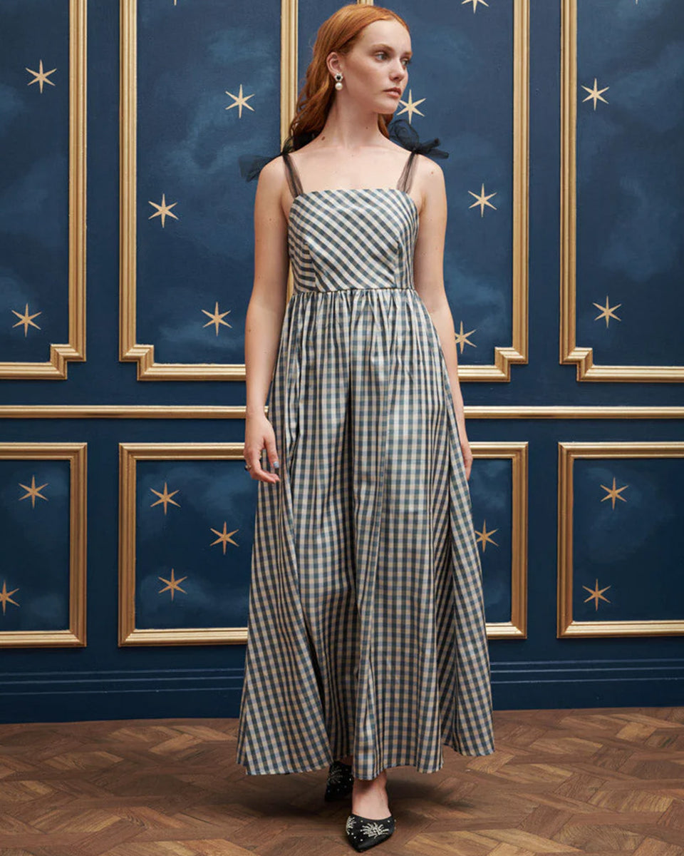 Cindy Check Midi Dress – ban.do