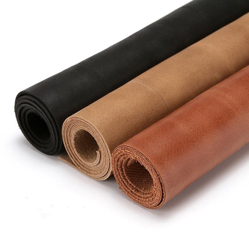 Oil Waxed Tooling Cowhide Leather Oil Tanned Top Grade 3.5 - 4oz