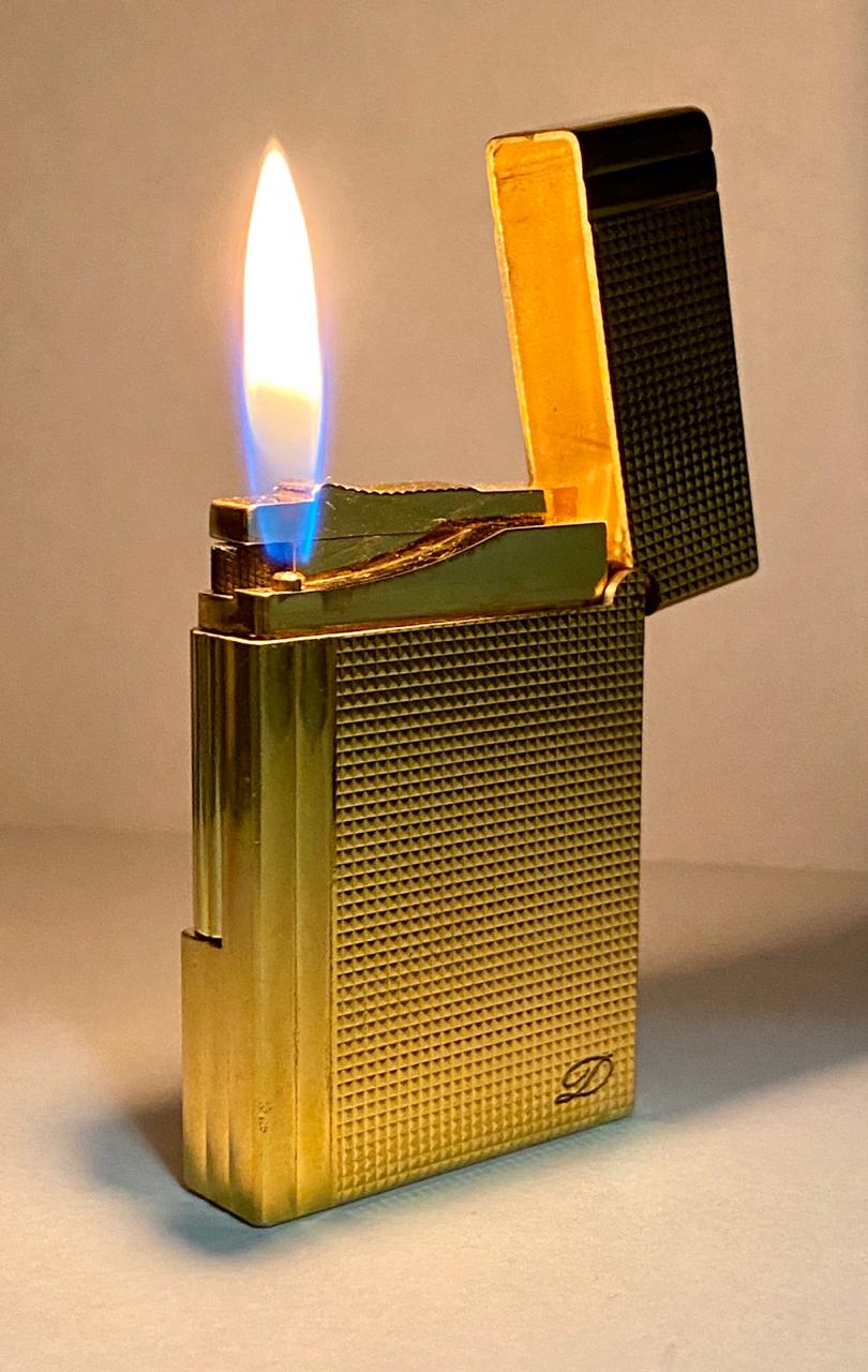 ST Dupont Diamond Head Gold Plated Gatsby Lighter – BG Gear Co