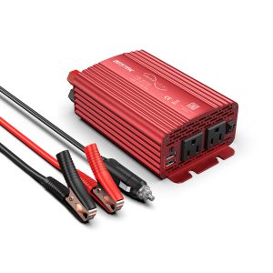 BESTEK インバーター 純正弦波 300W 車載充電器 六つ保護機能 AC