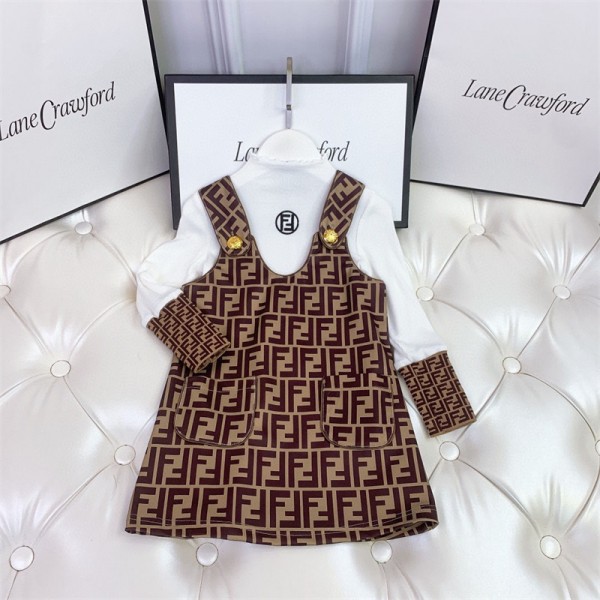 フェンディワンピースハイブランドFENDI 子供 キッズワンピース