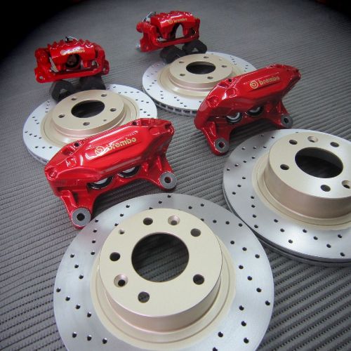 RX-7 FD3SブレーキキャリパーOH,整形、塗装＋ドリルドローター加工完成
