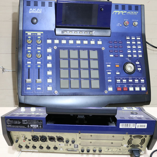 アカイ AKAI MPC4000 80GB HDD CD-RW メモリー256MB サンプラー