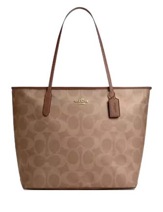 Coach Large City Tote Bag In Maxi Signature Canvas | Brixton Baker