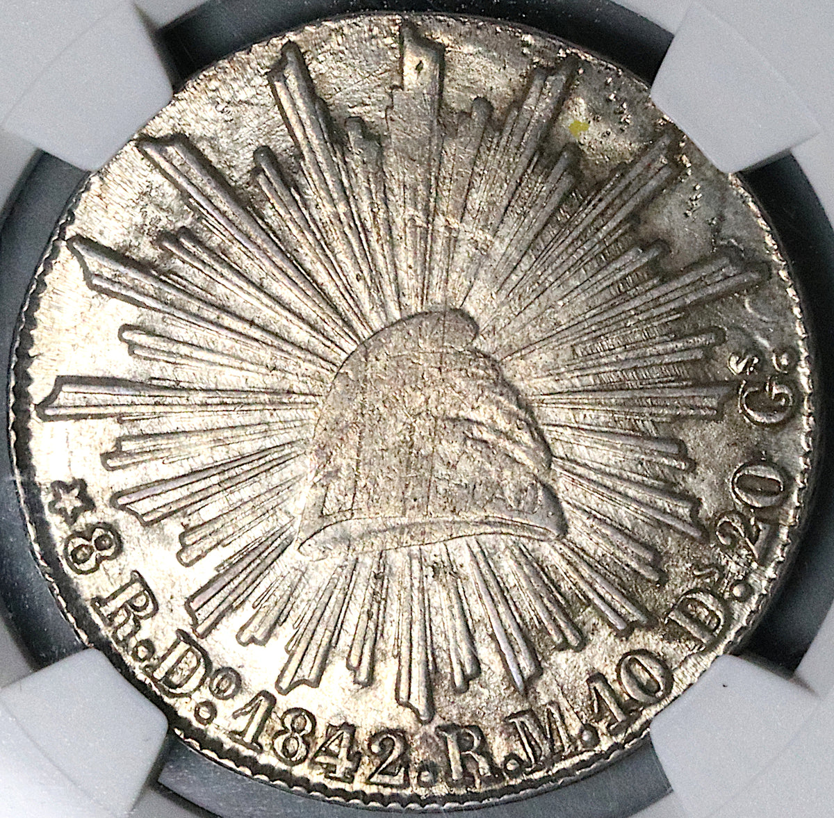 1842/31-Do NGC MS 61 Mexico 8 Reales Durango Mint Rare Overdate