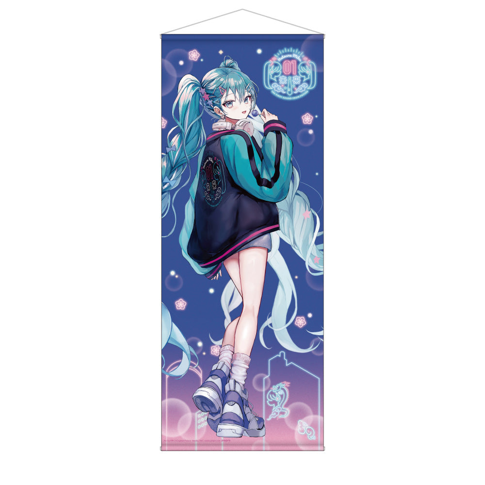 初音ミク×SOLWA 等身大タペストリー Art by PiPi【A】| アニメ グッズ
