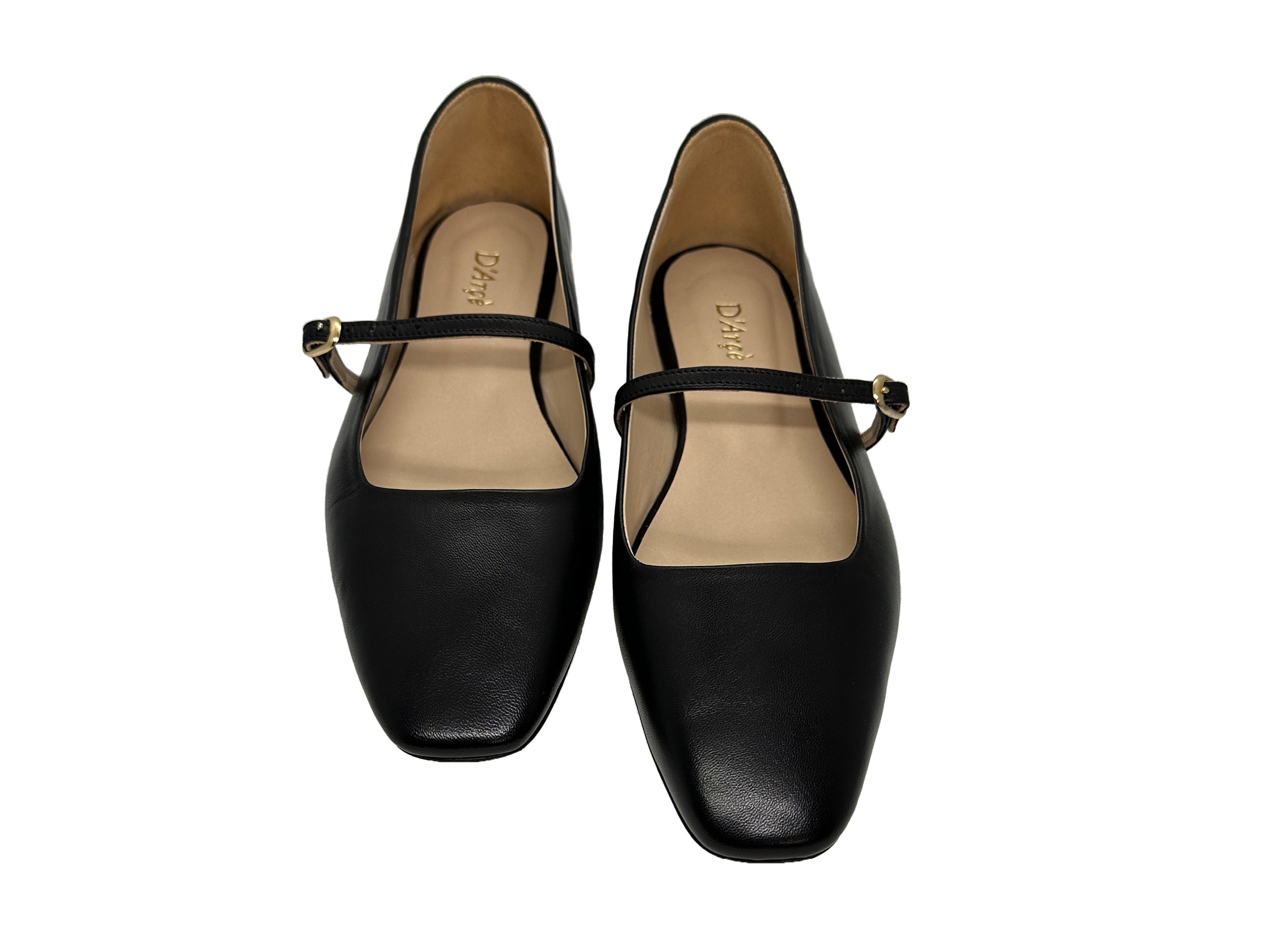 Hilda Mary Jane Ballet flats - Black – D'Arçé Sandals
