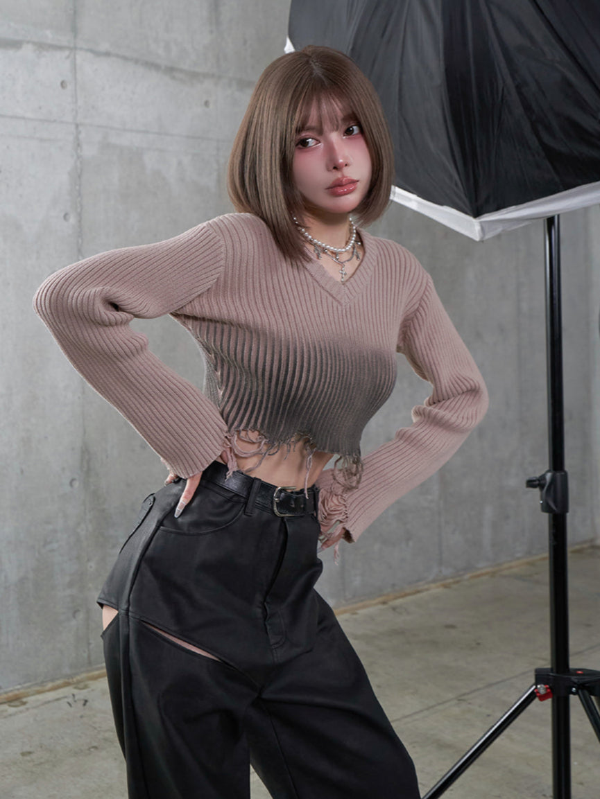 スプレーデザインニットトップス – Darich (ダーリッチ)