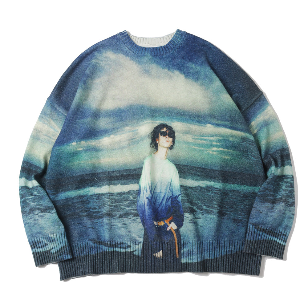 DAIRIKU(ダイリク)18SS Photo Pullover Knit (24AW K-10) | DAIRIKU