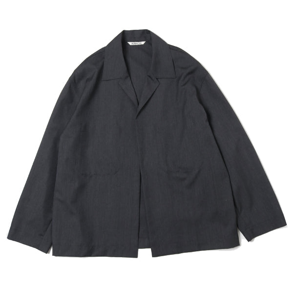 WOOL SILK TROPICAL SHIRTS JACKET (A20SB01WT) | AURALEE / Shirt