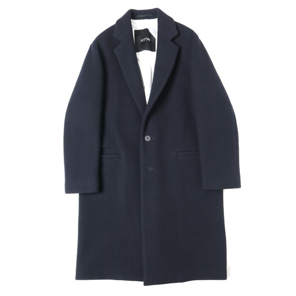AIR DOUBLE MELTON / Chesterfield coat (UNISEX) (SCAGKW0904) | ATON