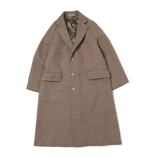 BLUEFACED WOOL DOUBLE CLOTH CHESTERFIELD COAT (A20AC01BN