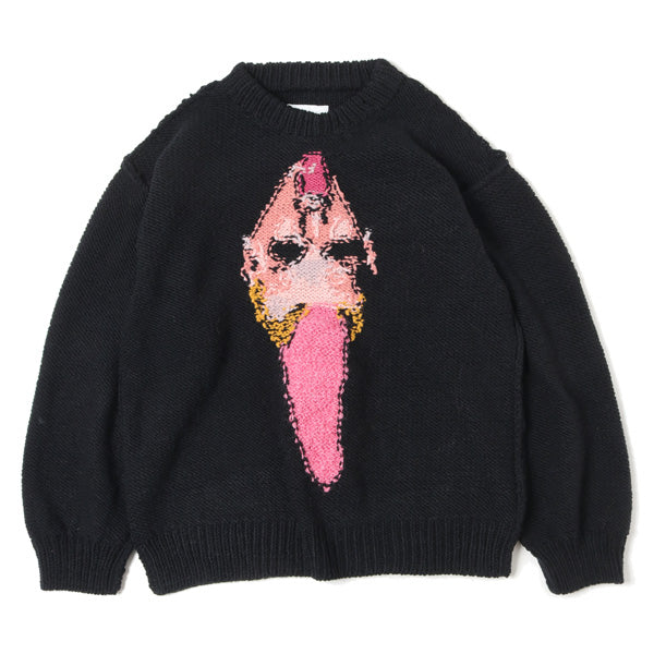 HAND-KNITTING JACQUARD PULLOVER (20AW41KN35) | doublet / Tops (MEN