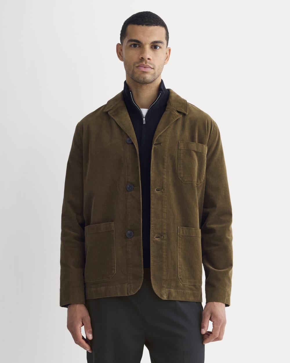 Fine Wale Corduroy Chore Blazer | Cocoa – Everlane