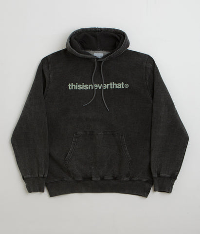 thisisneverthat T-Logo LT Hoodie - Washed Black | Flatspot
