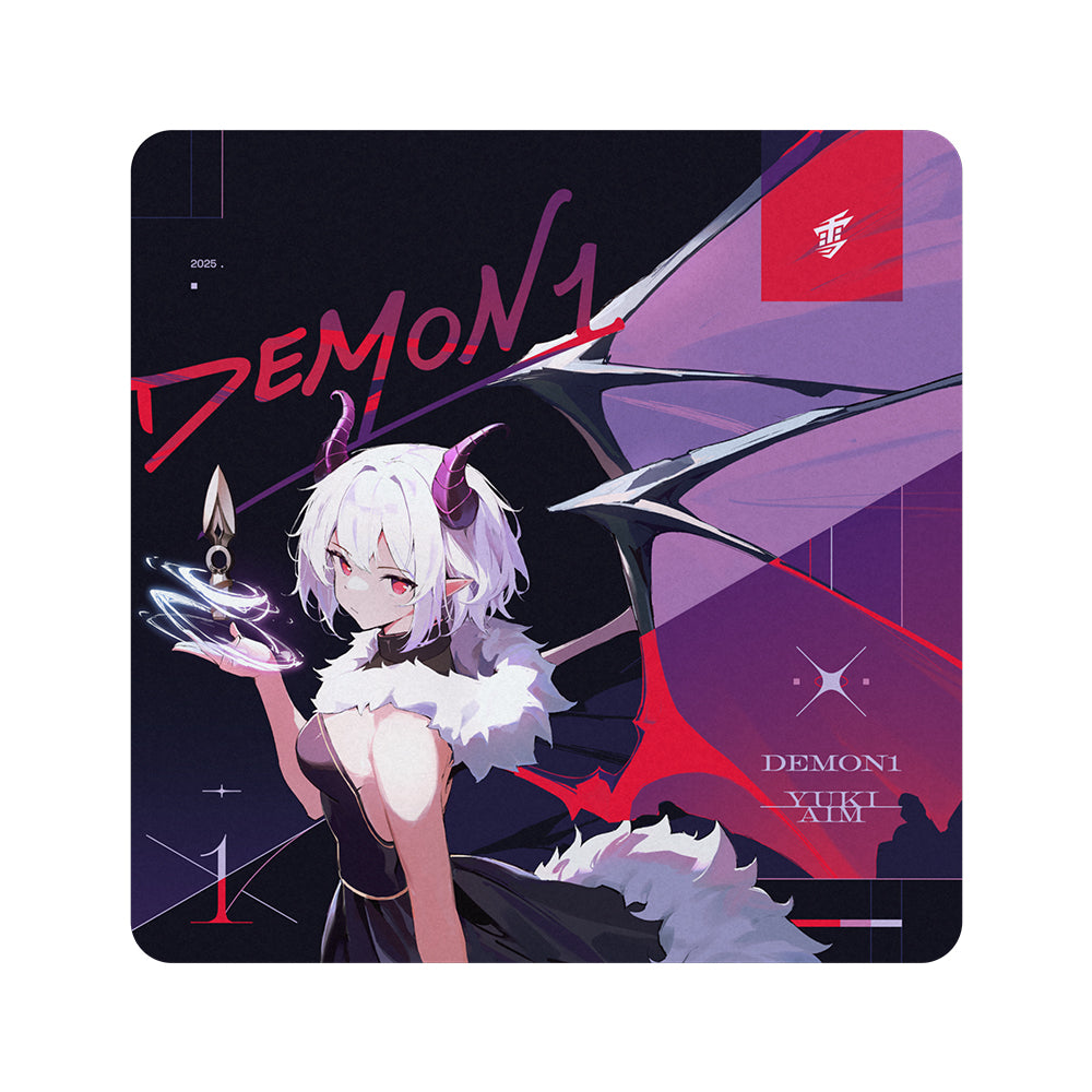 Yuki Aim(ユキエイム) x Demon1 布マウスパッド｜ふもコレ(Fumo